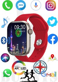 Resim Bunnys Samsung Galaxy A52 Uyumlu Akıllı Saat Konuşma Özellikli Watch 9 PRO 45MM AMOLED EKRAN 