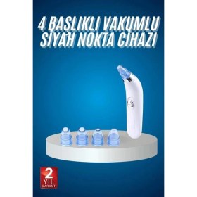 Resim Eco Lounge 4 Başlıklı Vakumlu Siyah Nokta ve Yüz Temizleme Cihazı 