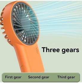 Resim Yeni Katlanabilir El Masası Usb Şarj Edilebilir Mini Fan 