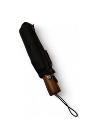 Resim Baginn 10 Telli Tam Otomatik Şemsiye Ahşap Saplı 33 Cm Boy 105 Cm Çap Rainwalker Siyah Renk 001 