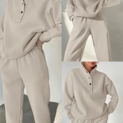 Resim Sonbahar/Kış Kadın Moda Kapüşonlu Sweatshirt Seti BK0710081 