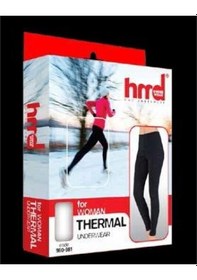 Resim Hmd 4021 Uzun Kadın Termal İçlik - Siyah Siyah 