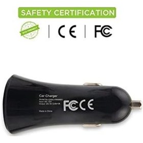 Resim 3.4a 17w Çift Usb Çıkışlı Araç Şarj Cihazı 