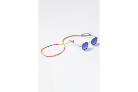 Resim Hippi Kite Renkli Unisex El Yapımı Gözlük Ipi Aksesuarı 70 cm 