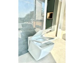 Resim Creavit Trend Kare Asma Klozet + Nkp Duroplast Yavaş Kapanır Kapak 