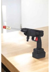 Resim Bahçe Ve Araba Yıkama Tabancası Su Basınçlı Hazneli Bataryalı Oto Yıkama 