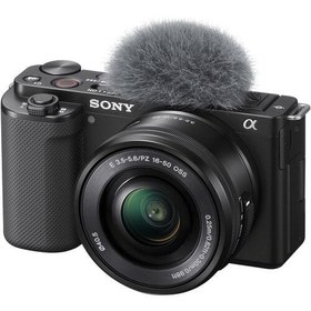 Resim Sony ZV-E10 16-50mm Lens Aynasız Fotoğraf Makinesi 