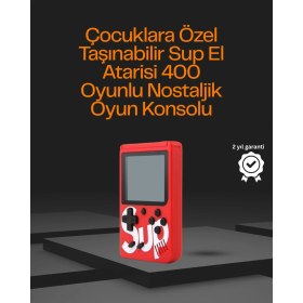 Resim Zero Land Nrtmsa 3 Inç Ekranlı Klasik Oyunlu El Konsolu 