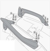 Resim Gıvı 4103Kıt Kawasakı Versys 650 (10-14) Yan Çanta Taşıyıcı Bağl 