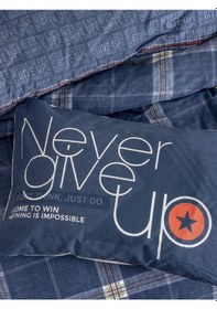 Resim Cotton Box Genç Odası Tek Kişilik Lastikli Çarşaflı Nevresim Takımı Given Gri 