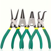 Resim 1 Paket Ağır Hizmet Tipi 7 İnç Profesyonel Yüzük Kesme Pensesi - Ergonomik Kaymaz Yeşil Sap ve Hassas Kilit Mekanizması, C-Tip Çene Tasarımı ile Kapalı/Açık Alanlarda Montaj, Çıkartma için Dayanıklı Metal Konstrüksiyon - Inşaat, Peysajlandırma, Kablo Yönetimi, Kapı/Pencere Çerçeveleri için Uygun DIY & Doğru Aracıyla Halatlar, Borular, Tellemeler ve Daha Fazlası 