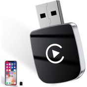 Resim Vkemall 2025 Güncellenmiş Kablosuz Araç Bağlantı Adaptörü - Apple Carplay & Android Auto Desteği, Bluetooth 5.0/wifi, Usb/type-c, İphone İos 10+ Uyumlu 