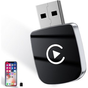 Resim Vkemall 2025 Güncellenmiş Kablosuz Araç Bağlantı Adaptörü - Apple Carplay & Android Auto Desteği, Bluetooth 5.0/wifi, Usb/type-c, İphone İos 10+ Uyumlu 