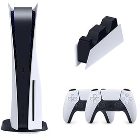 Resim Sony Playstation 5 CD'Li 825 GB İthalatçı Garanti + 2 Kol + Şarj İstasyonu 