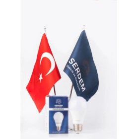 Resim Serdem Elektrik 9W Led Ampul Tasarruflu Uzun Ömürlü 6500K Beyaz Işık E27 Duy 5 Adet 