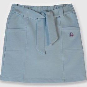 Resim Benetton Kız Çocuk Mavi Etek Mavi 