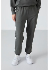 Resim Tommy Life Çağla Kapüşonlu Kanguru Cep Oversize Lastik Paça Kadın Eşofman Takımı - 95288 Çağla 