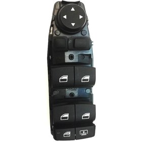Resim FESAN Bmw 7 Serisi F01 Kasa Sol Dörtlü Cam Düğmesi Anahtarı 2010--2015 