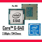 Resim Intel ® Pentium G 640 2.80ghz 3mb Cache Lga 1155 Tray Işlemci ST000522 