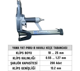 Resim Yama YAT-P88U-B Havalı Keçe Tabancası 