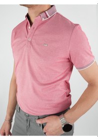 Resim Coonless Erkek Yakalı Pembe Tshirt Pembe 