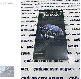 Resim SMART WATCH G3 MAX SIFIR 