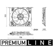 Resim Mahle Cff542000p - Komple Fan 400 W 12 V Bmw B58 B48 G30 G31 G32 