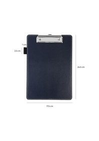 Resim Sekreterlik,a5 Küçük Boy,kapaksız,a5 Clipboard Vegan Suni Deri,17,5x24,5 Cm.,lacivert 