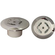 Resim 316 Krom Ø63 Mm Debi Ayarlı Tabandan Besleme Nozulu 