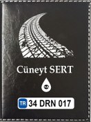 Resim Kişiye Özel Teker Izi Logolu Ruhsat Kabı 