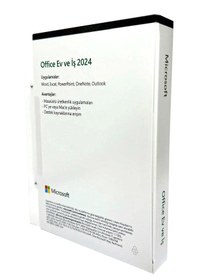 Resim Microsoft Office EP2-06692 2024 Ev Ve İş Türkçe Kutu Ömür Boyu Lisans 