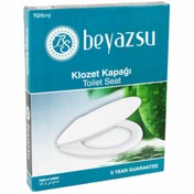 Resim BEYAZ Su Klozet Kapağı Vakumlu Poly Papatya Sert Plastik 4991 1513 4984 