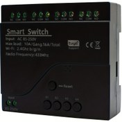 Resim Tuya Akıllı Anahtar 4CH Wifi Modülü 220V 110V 85-250V 10A Anlık Geçiş Kilitleme Modu Röle Alexa Google Home ile Çalışır, Akıllı Ev Otomasyonu, Akıllı Ev Cihazları 