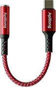 Resim Apitiong Adaptör USB C jakı, USB Tip C 3,5 mm kulaklık jakı adaptörü, DAC çip, Samsung Galaxy S21 S20 Ultra S20+ Note 20 10 S10 S9 Plus, Pixel 4 3 2 XL, i-pad Pro ve daha fazlası ile uyumlu (kırmızı) 