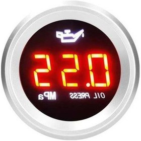 Resim Ebitda Araç Ve Motosiklet İçin 0-1.00mpa Dijital Yağ Basınç Göstergesi - Alarmlı, Anında Uyarı 