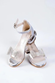 Resim Prego (Mini Women) Kız Çocuk Şeffaf Taşlı Abiye Ayakkabı GUMÜŞ 