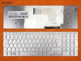 Resim Acer Aspire 5943G ile Uyumlu Klavye Gümüş Türkçe 