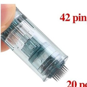 Resim 20 Adet 42pin M8 Dr. Kalem İğne Kartuşları Elektrikli M8 Uhjrms Çok Renkli 