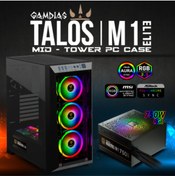 Resim GAMDIAS TALOS M1 Elite Tempered Glass ARGB 750W 80+ Bronze GAMING KASA Diger