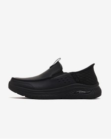 Resim Skechers Arch Fıt Crosser Porto Erkek Siyah Günlük Ayakkabı 205342 Bbk Siyah | Orijinal 