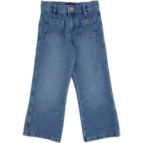 Resim U.S. Polo Assn. Kız Çocuk Açık Mavi Flare Fit Jean Pantolon 50317882-DN0003 