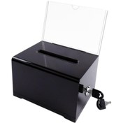 Resim Homyl Kartvizit Toplama Kutusu Bilet İş Resepsiyonu Siyah 