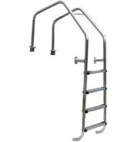 Resim Açık Tip Flanş Bağlantılı Paslanmaz Çelik Kaymaz 5 Basamaklı Merdiven Aısı 304 