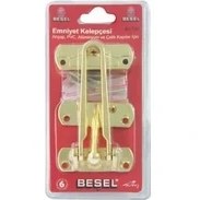 Resim Kuzgun Ticaret Başel Kapı Emniyet Kelepçesi Sarı 