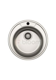 Resim Bloom BLx -01 Krom Eviye Yuvarlak Çelik Eviye 