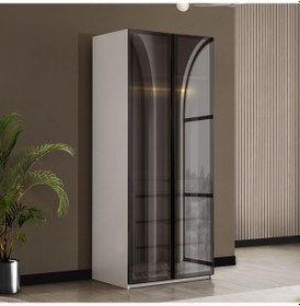 Resim Blesk Gardırop, More 2 Kapaklı Çekmeceli Dolap - Reflekte Kapaklı Beyaz 