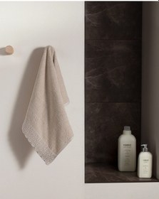 Resim Madame Coco Analisa %100 Pamuk Yüz Havlusu - Bej - 50x70 Cm 8684427221938 Ekru 