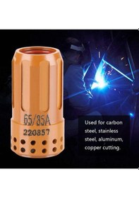 Resim Max45-105 Kesme Makinesi 0.2-0.8mpa İçin 1 Adet Plazma Meşale Girdap Halkası 220857 