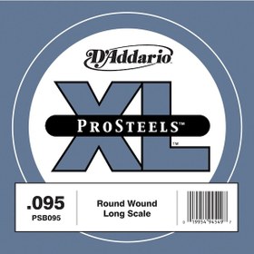 Resim D'addario Psb095 Bas Gitar Tek Tel. Mi . Pro Steels. 0.095 Gauge 