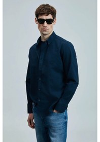 Resim Lufian Ellery Lacivert Erkek Gömlek 111010637 Lacivert 